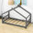 Bunche Wood House Platform Bed-1452368212-1452368214