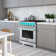 Cosmo 36 in. Vista Collection 4.5 cu. ft. Gas Range, 6 Burners, Convection Oven, LED Light Panel in Modern Stainless Steel