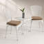 Ensemble bistro 3 pièces de mobilier de patio en aluminium coulé avec coussins Bistro, idéal pour le confort extérieur et la durabilité