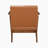 Granby 26.5" Mid-Century Modern Accent Chair - Easy-Care Faux Leather Upholstery, Durable Solid Rubberwood Frame-54229800-51441074