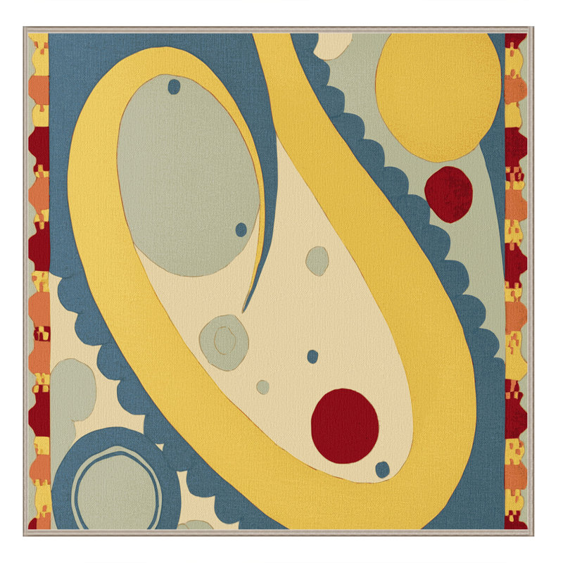 Breezy Jive Rug, Square 5'