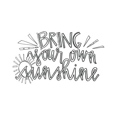 Bring Your Sun - Wrapped Canvas Print