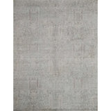 Hand Knotted Wool Southwestern Area Rug in Beige/Sand/Gray