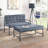 Grey And Sandy Grey Tufted Bench