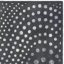 Tapis gris foncé en laine touffeté et fabriqué à la main à motif abstrait Amier-389241987