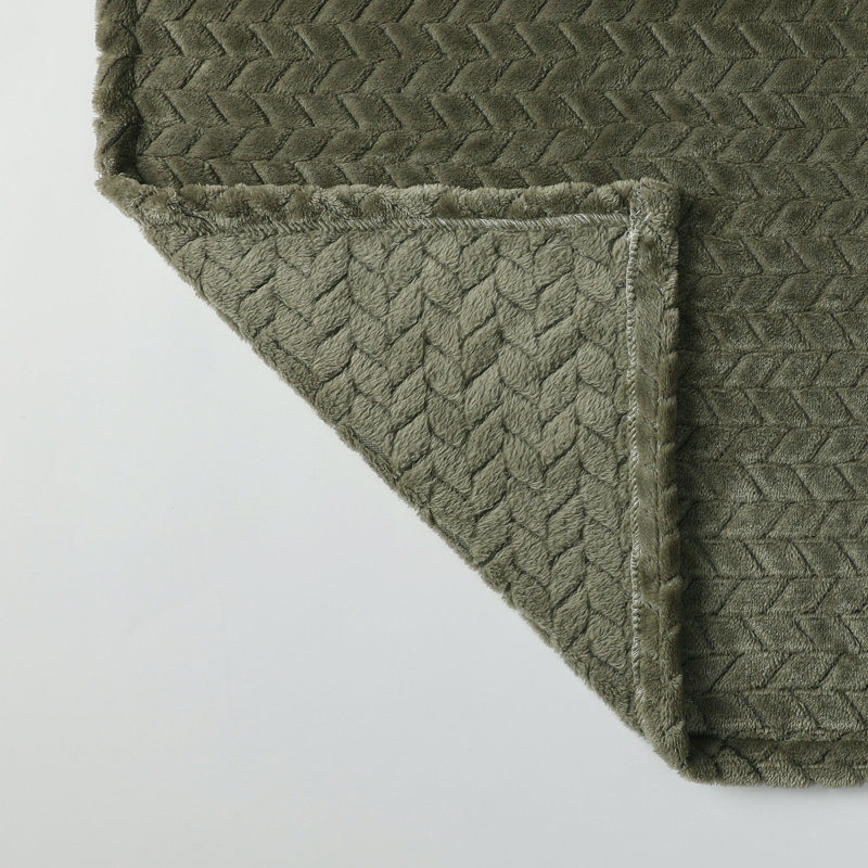 Jeté d'appoint à poils longs ultra doux et moelleux Kate Aurora - l 50 po x L 60 po or / rouille, Gris