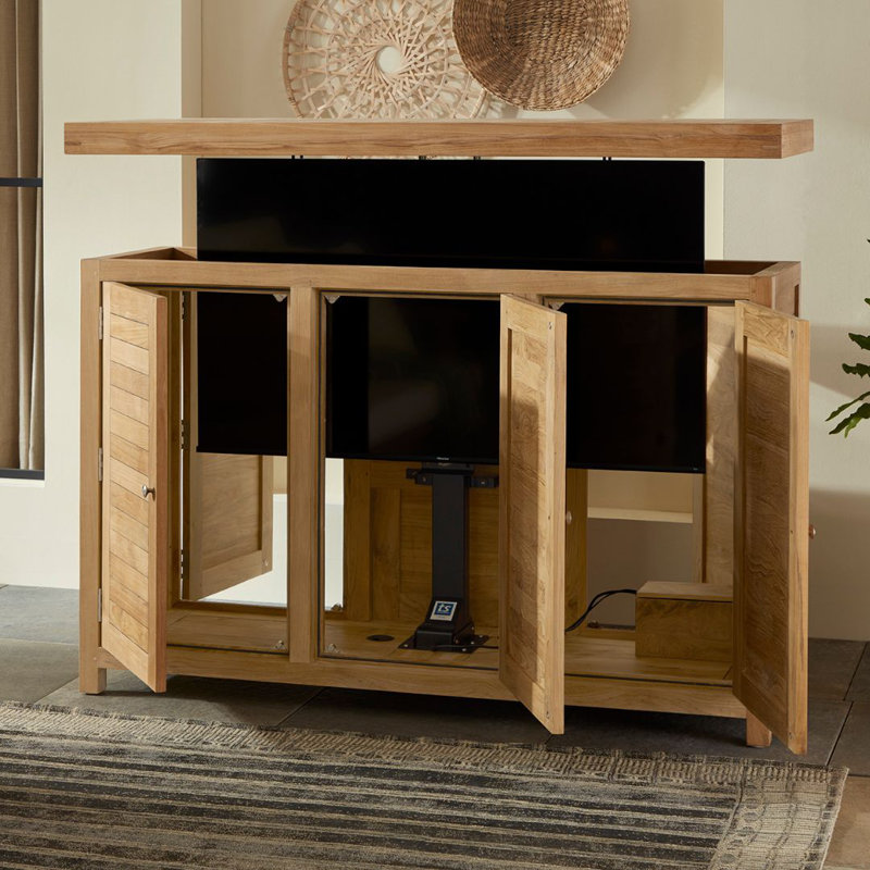 Meuble télé d'extérieur Touchstone Teak TechTeak Smart TV