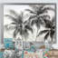 Palmier, désert, oasis II - palmiers, impression sur toile-97092349-97092350