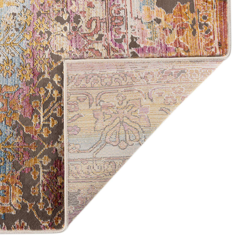 Floral Indoor Rug, Octagon 7'10" x 7'10"
