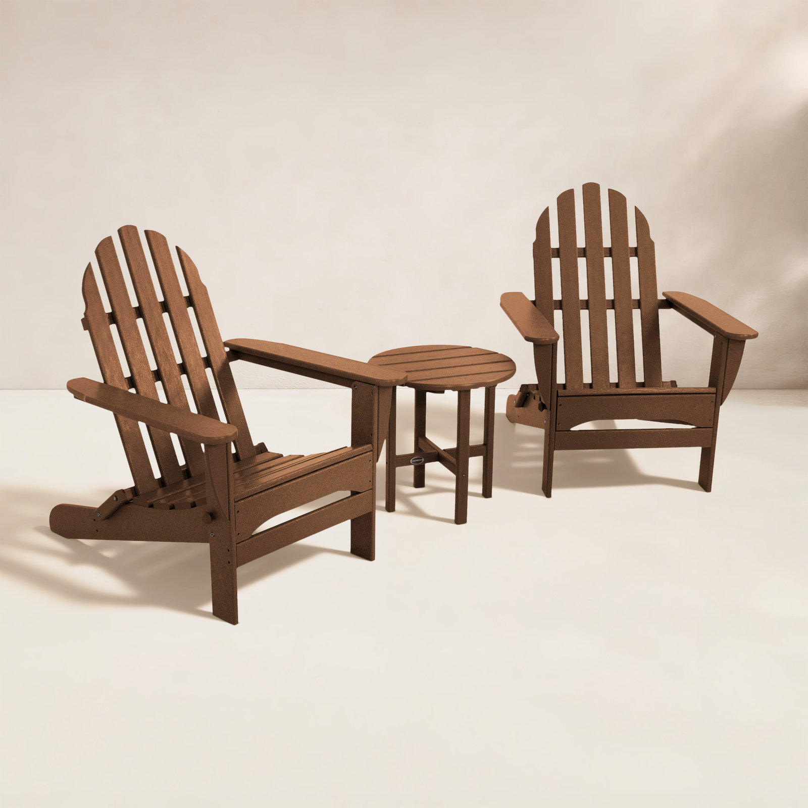 POLYWOOD® Vineyard 2-Person Patio Seating Group, Teak