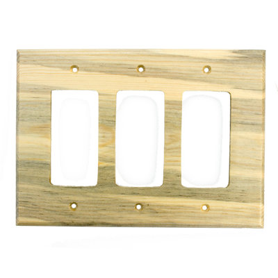 Traditional 3-Gang Rocker Wall Plate
