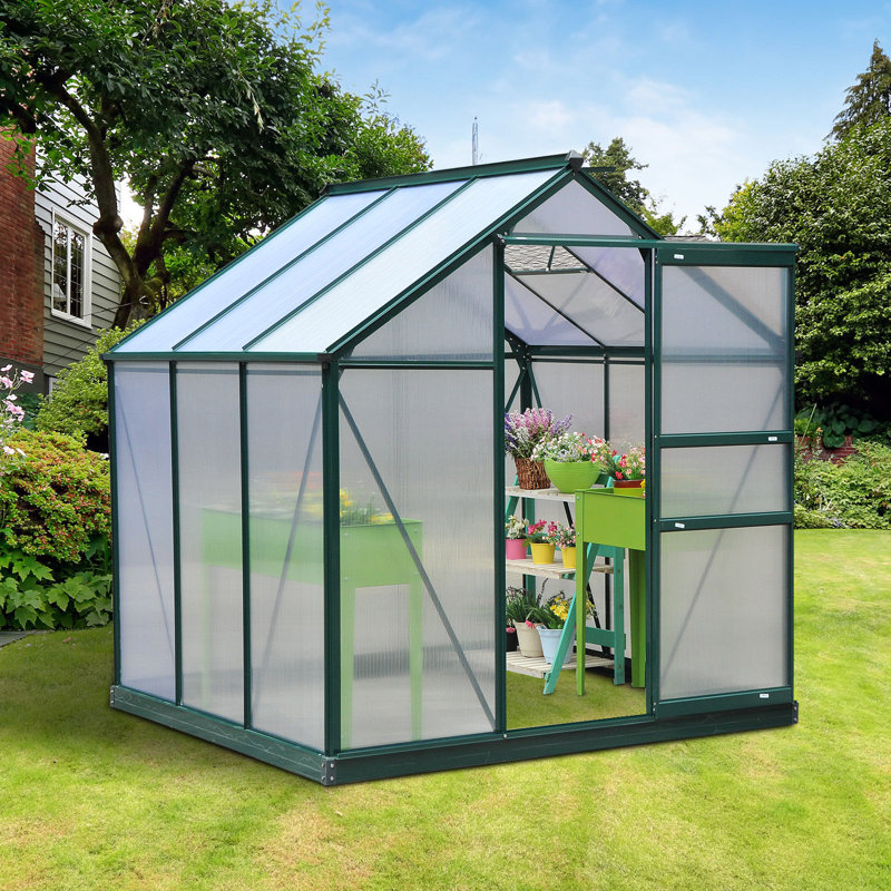 Callison 2ft W x 2ft D Hobby Greenhouse