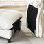 77 po à 2 places avec tissu en chenille beige respirant et coussins de siège, convient au salon appartement de chambre à coucher, conception modulaire, différentes configurations de sièges, structure idéale