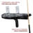 Premium Half Moon Pool Cue Wall Shelf-34056305