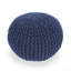 Pouf rond en coton tricoté 20 x 20 Moro-1131037448