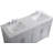 Moore 60 " W Freestanding Standard Free Standing 2 Double Vanity Bathroom Vanity With Engineered Marble Top-1809311155