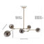 Dumont Iron 5-Light Chandelier