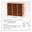 Organisateur de livres en bois à 27 compartiments avec tablettes réglables - Centre de courrier pour le bureau à domicile et le rangement scolaire-126178886