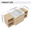 Meuble-lavabo mural simple 48 po avec lavabo en céramique-631913522-631913527
