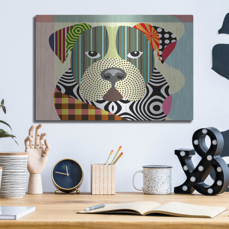 «American Bulldog» par Lanre Adefioyue, H 12 po x l 16 po