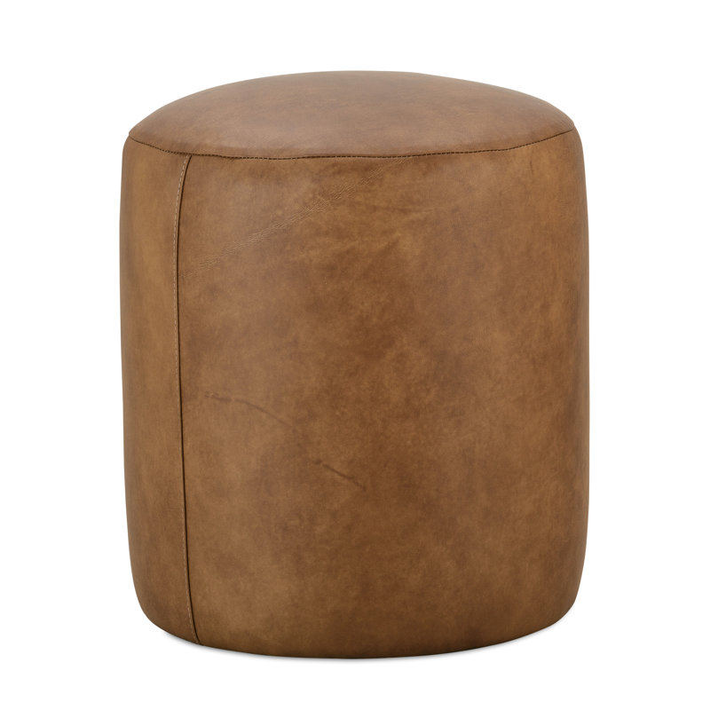 Cleo Leather Ottoman