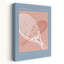 «Racquet Rendezvous Abstract Retro Summer Summer Architecture», reproduction d'art murale-129706468