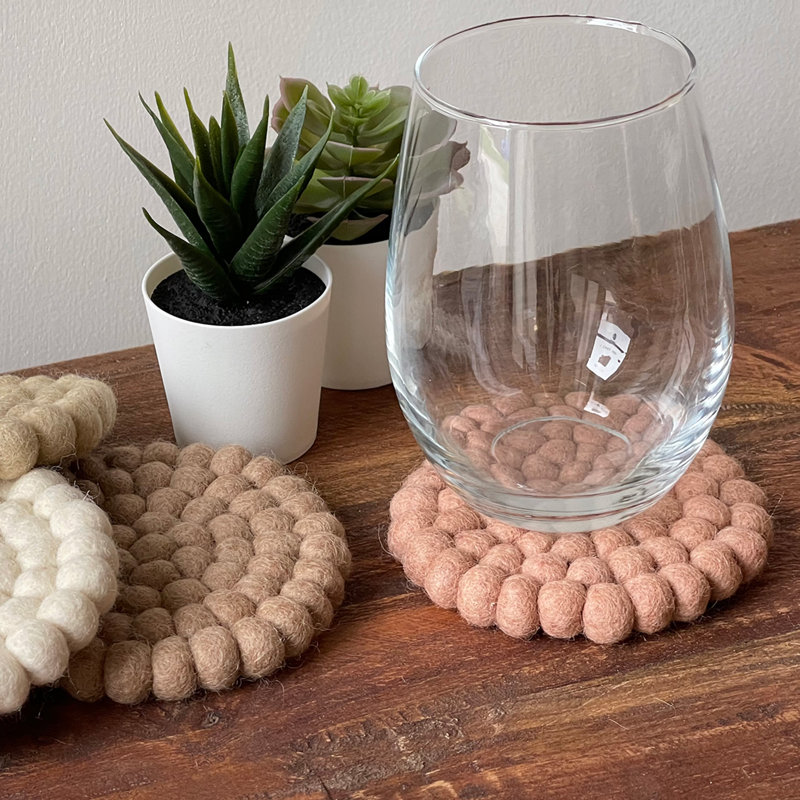 Ball Coaster, Rose quartz
