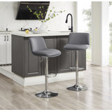 Akinori Swivel Adjustable Height Stool