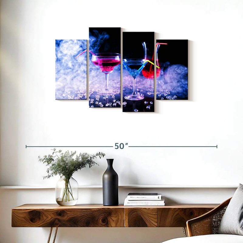 Yarlin Icy Bar Cocktails, 22" H x 36" W