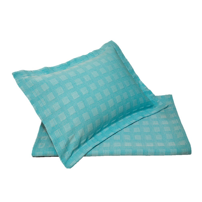 Couvre-lit DeBennett, Capri bleu Heather, Simple