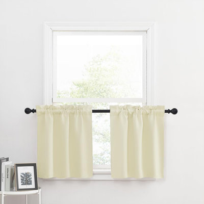 Polyester Blackout Rod Pocket Valance