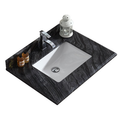 Plateau de meuble-lavabo simple avec lavabo 30 po Forever