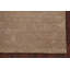 Tapis touffeté à la main en laine / soie brun