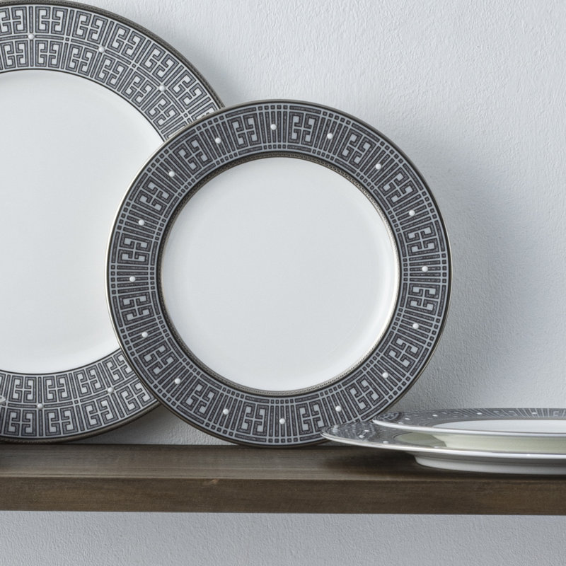 Noritake Infinity Salad Plates, 8-1/2", Graphite