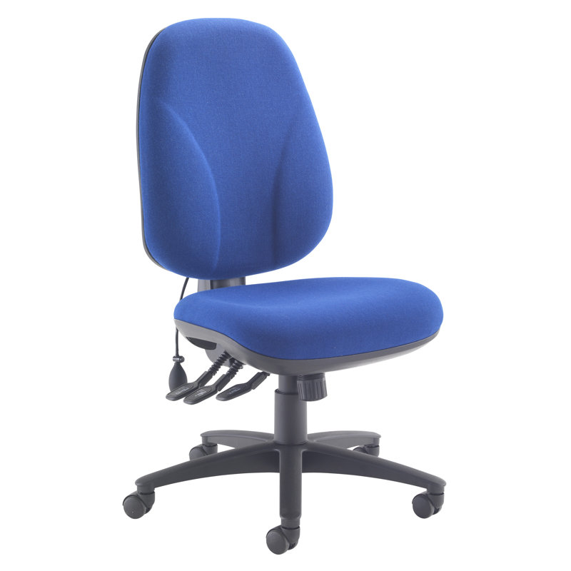 Chenault Polyester Blend Office Chair, Royal Blue