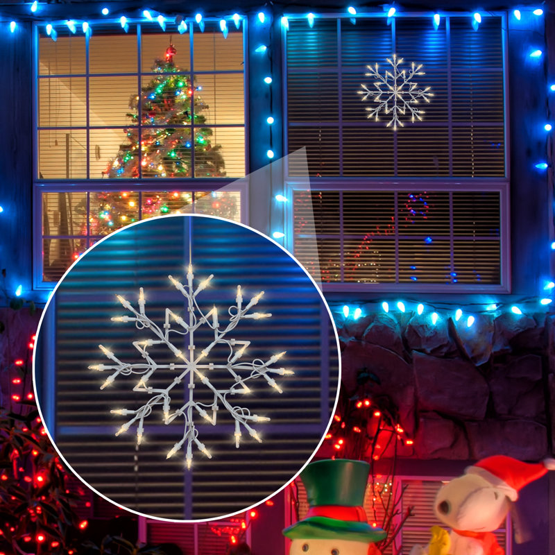 LED Indoor / Outdoor Lighted Window Décor