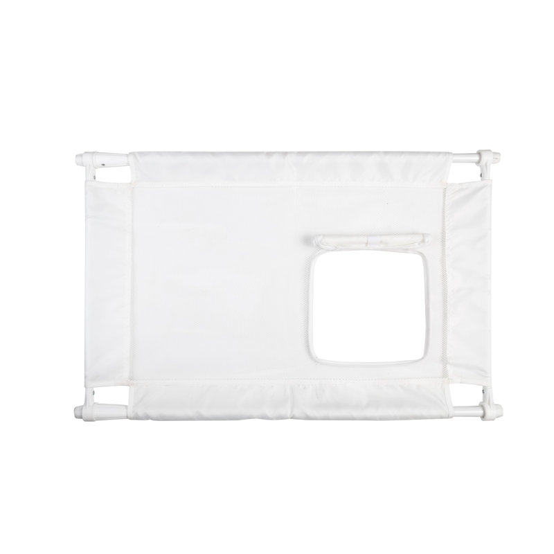 Barrière pour chien pliable et réglable, Blanc