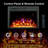 41.3" Electric Fireplace With Mantel,grey-1841445780