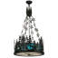 Rustic Lodge 4 - Light Glass Chandelier