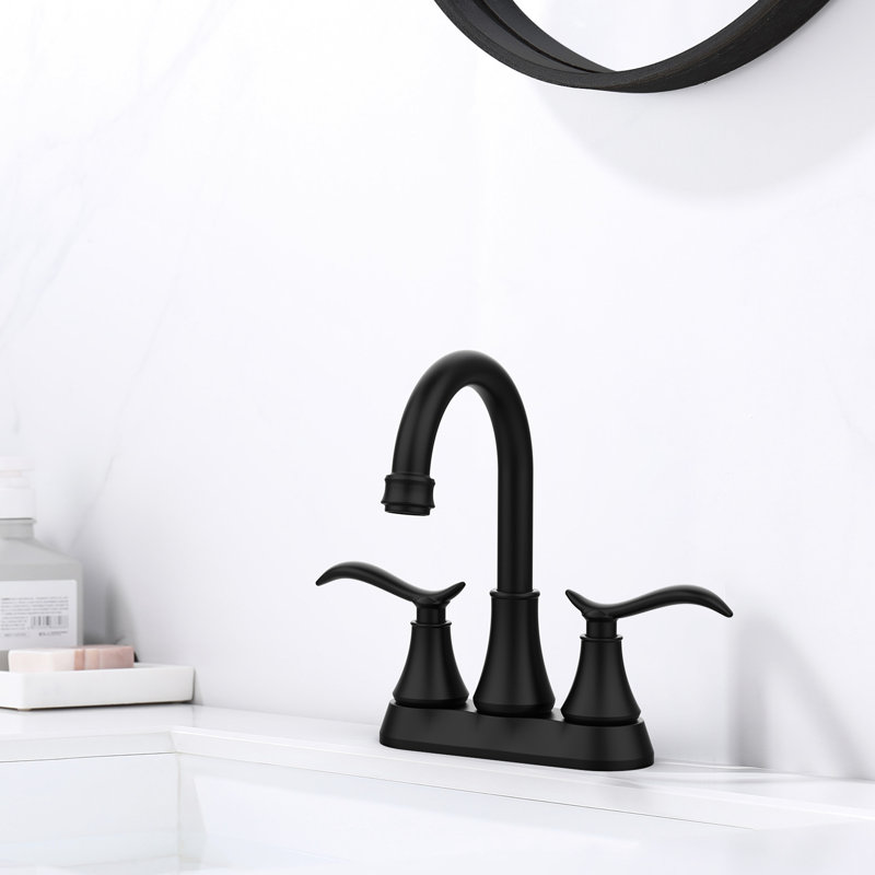 Robinet pour salle de bain Modern, Noir mat