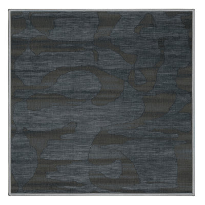 Tapis abstrait gris lavable à la machine