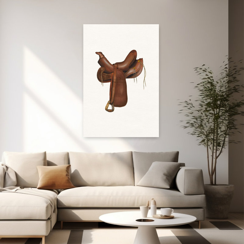 Impression d'art classique cheval de selle classique classique, 60" H x 40" W