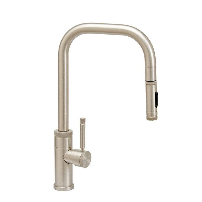Fulton Industrial Plp Pulldown Faucet - Toggle Sprayer, Satin Nickel