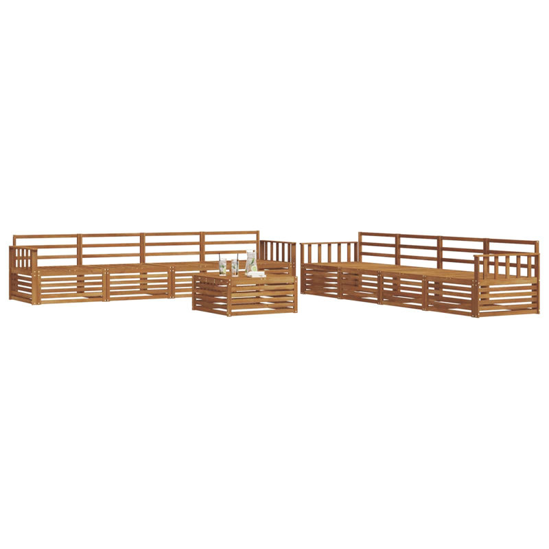 329cm Wide Patio Sectional Set