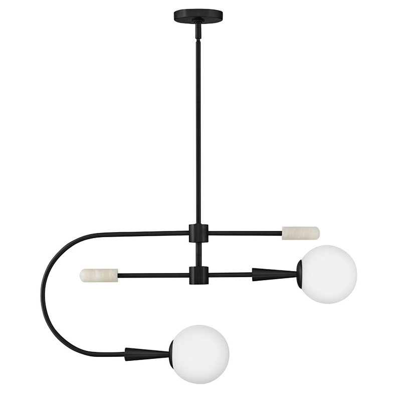 Lustre George Oliver Elko, Noir, noir, noir, noir