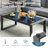 Aluminum Patio Furniture Sets with Oversized Seating, Outdoor Furniture Set for All Weather, Outdoor Conversation Sets with Wood Armrest for Skin-friendly Touch-109557904