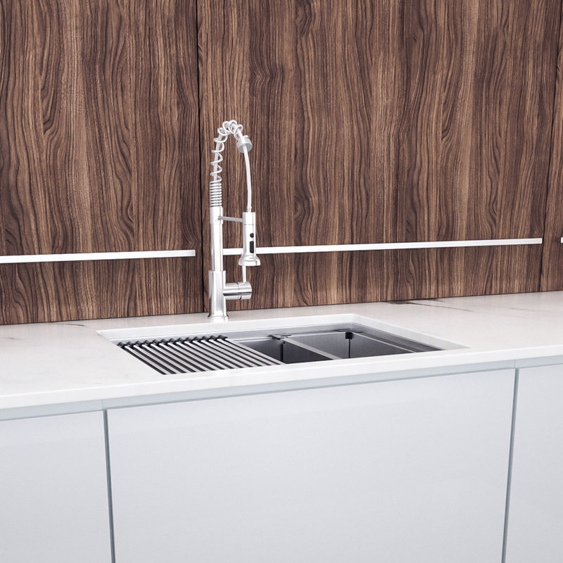 23'' L Single Bowl Stainless Steel Kitchen Sink