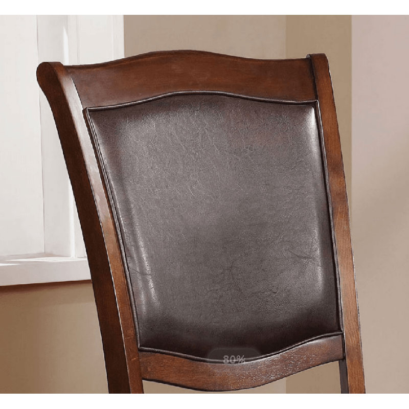 Chaise avec accoudoirs en espresso Nikita