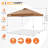 Pop Up Canopies 10 Ft. W x 10 FT. D Metal Party Tent Canopy-96265669