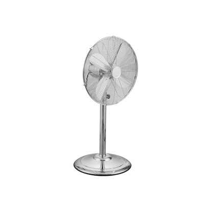 16" Industrial Pedestal Fan 3-Speed Oscillating Fan Height Adjustable